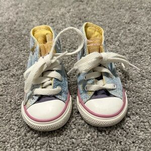 Toddler blue Jean converse